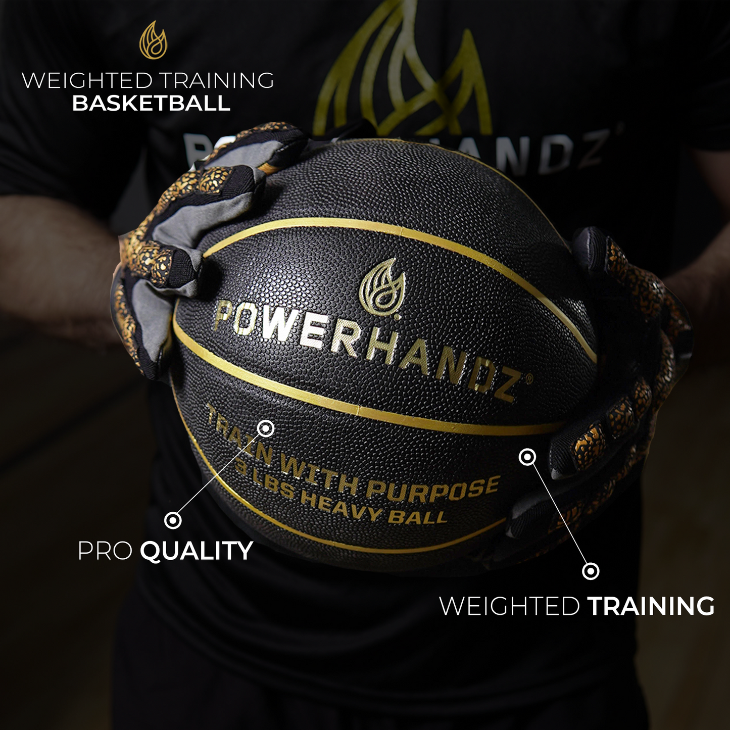 POWERHANDZ Weighted Training Basketball - POWERHANDZ