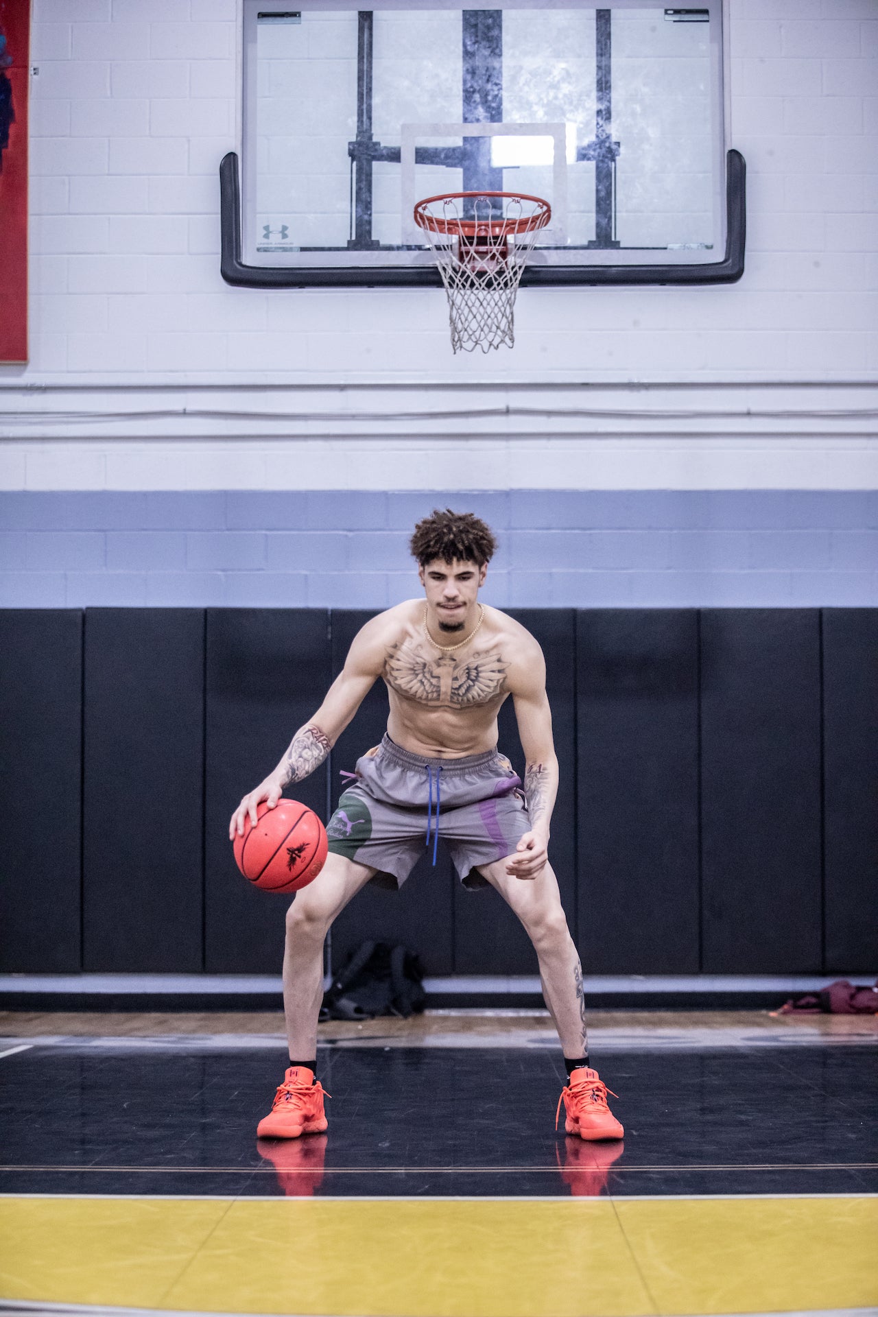 POWERHANDZ LaMelo "BE YOU" 1Ball Collection Weighted Basketball | Burner Red Edition - POWERHANDZ