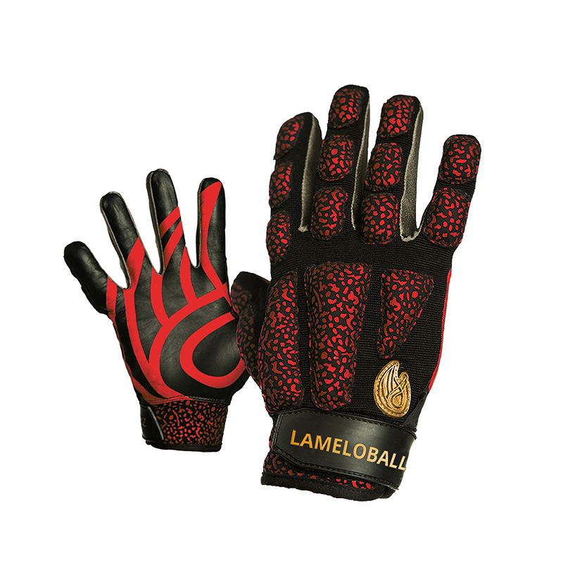 LaMelo 1BALL Burner Red Edition Anti-Grip Weighted Basketball Gloves | POWERHANDZ - POWERHANDZ
