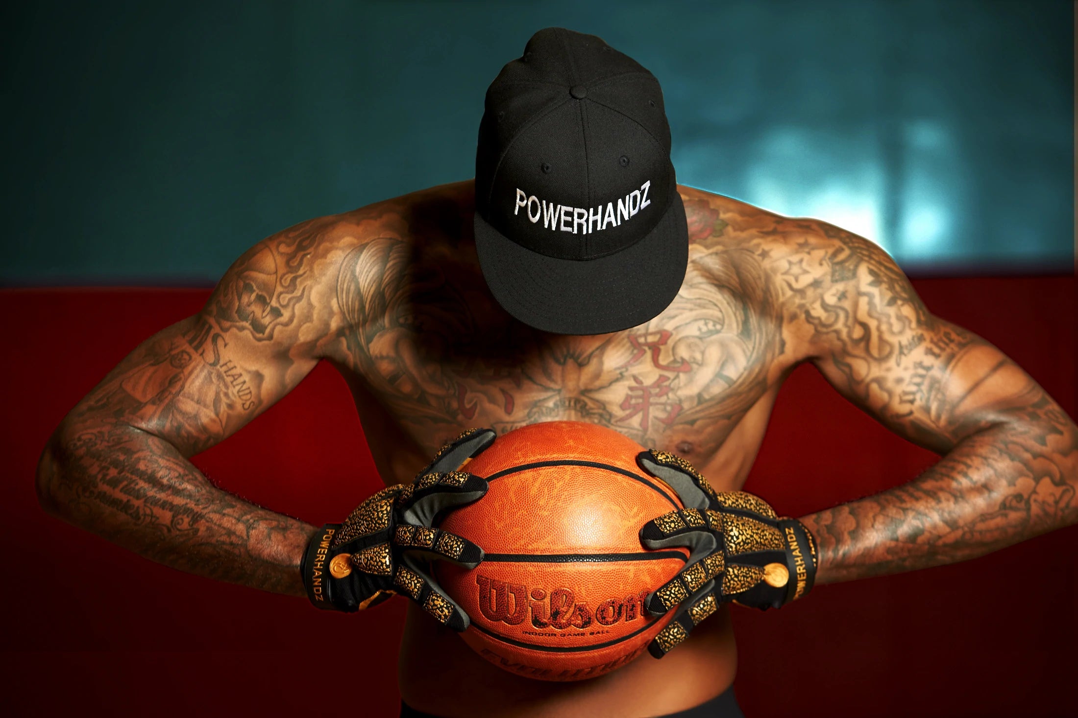 POWERHANDZ Basketball Anti-Grip Weighted Gloves - POWERHANDZ