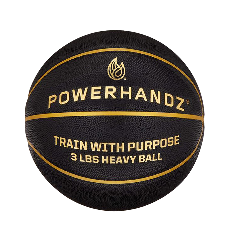 POWERHANDZ 3lb Weighted Basketball | Black Edition - POWERHANDZ