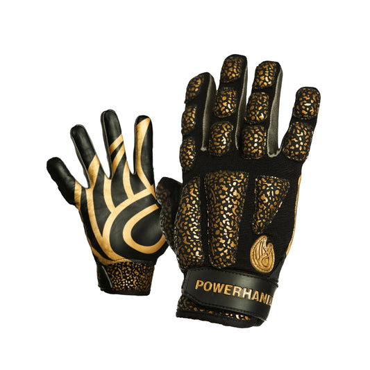 POWERHANDZ Football Anti-Grip Weighted Gloves - POWERHANDZ